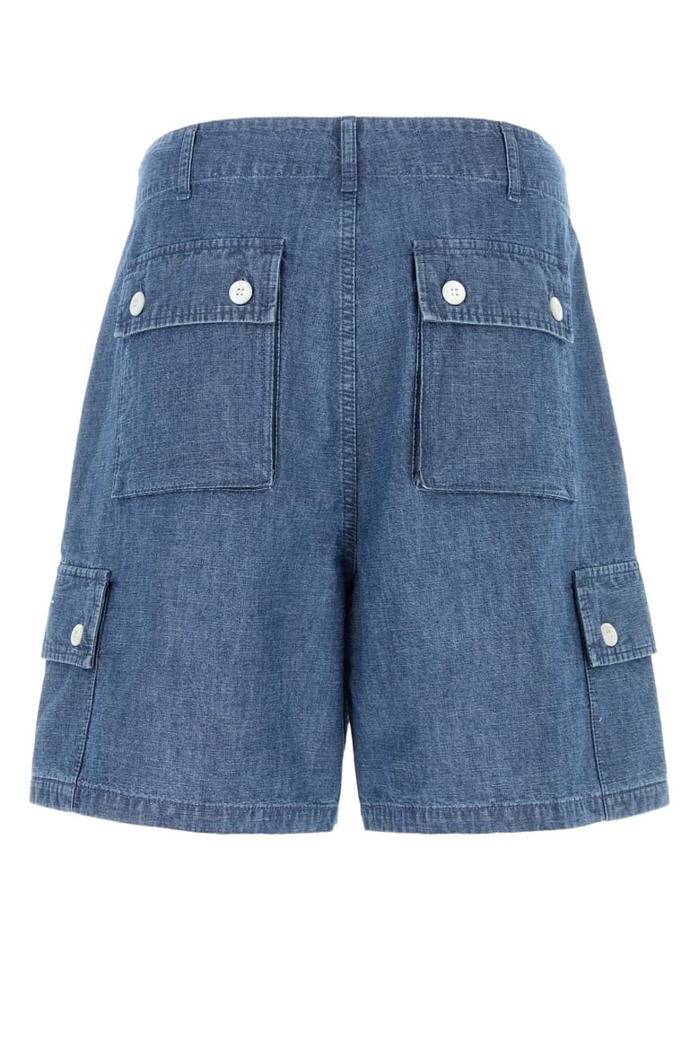 denim bermuda shorts by Selfnex