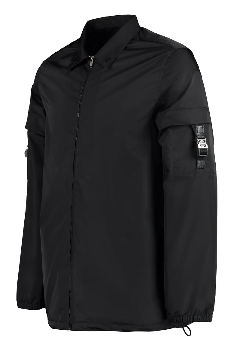 black polyester shirt by Selfnex