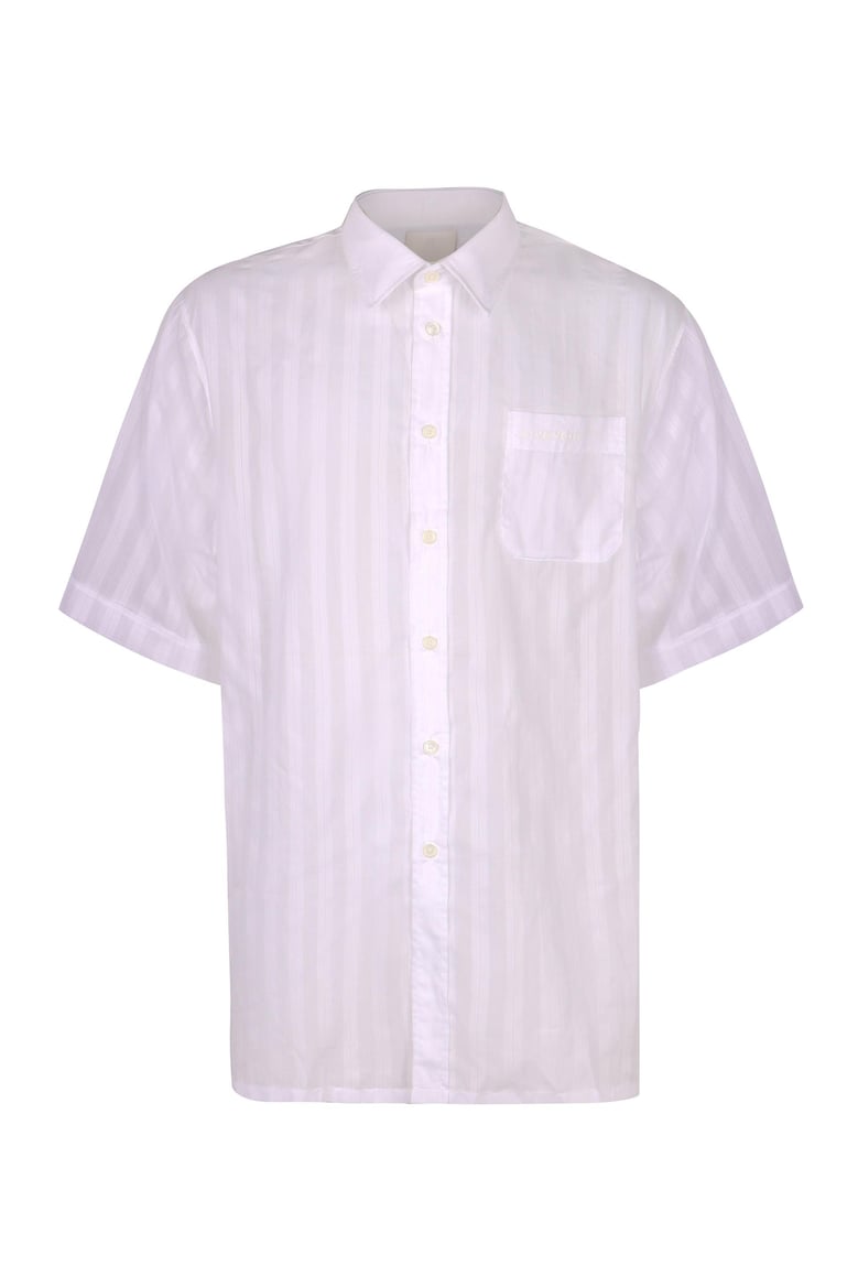 embroidered poplin shirt by Selfnex