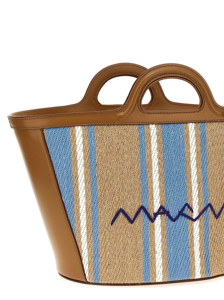 embroidered canvas tropicalia bucket bag by Selfnex