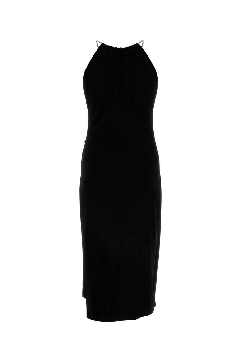 black viscose dress by Selfnex