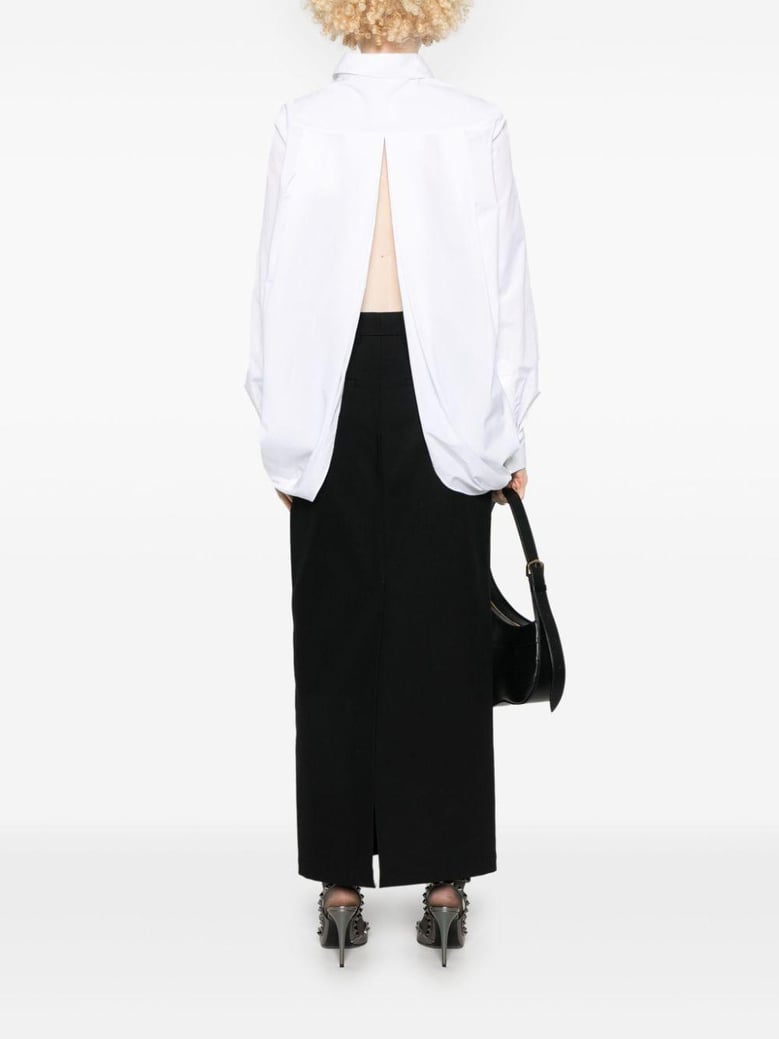 white poplin shirt by Selfnex