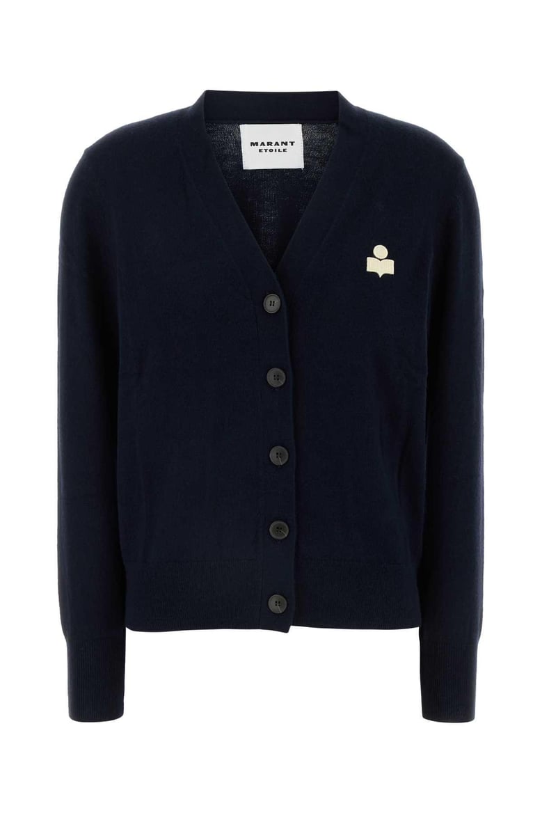 midnight blue cotton blend karina cardigan by Selfnex