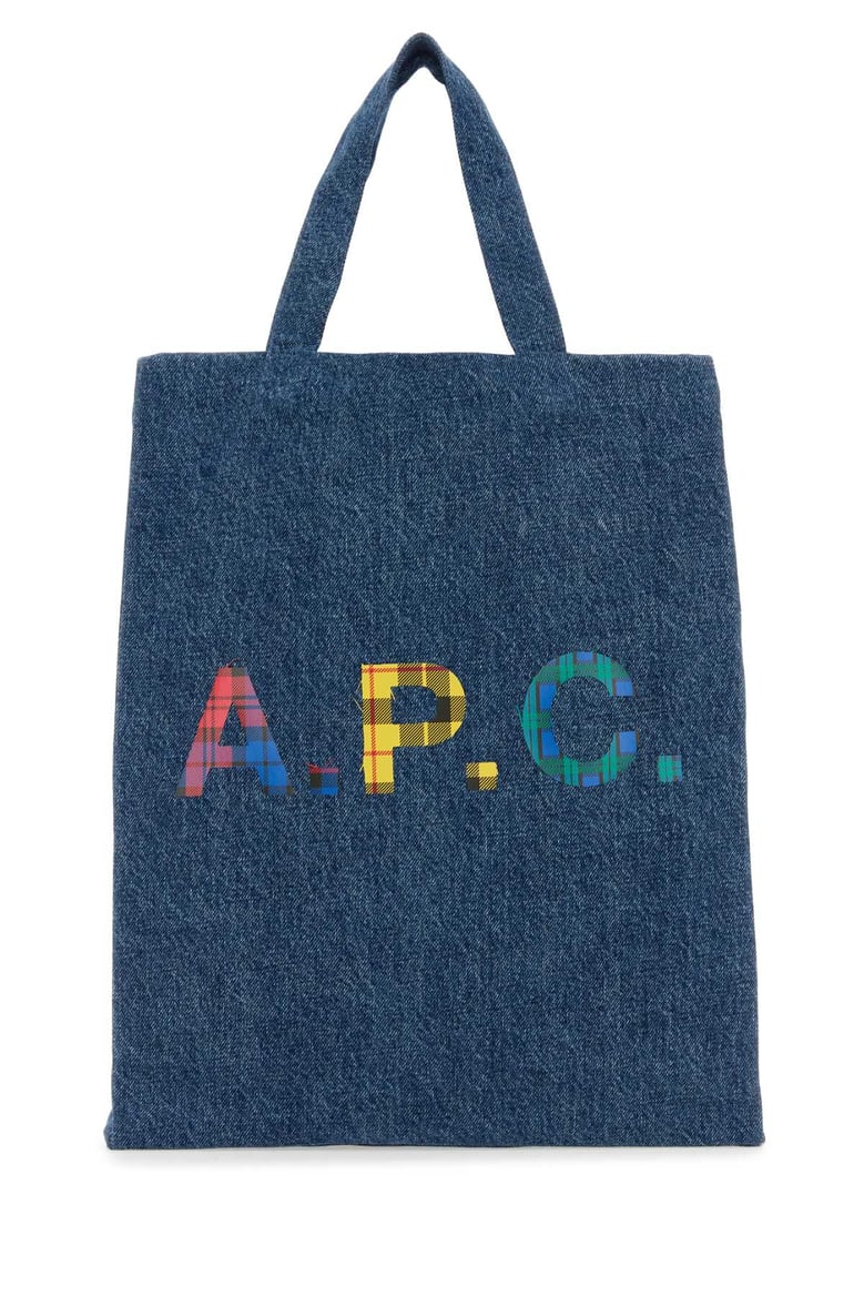 denim mini lou shopping bag by Selfnex