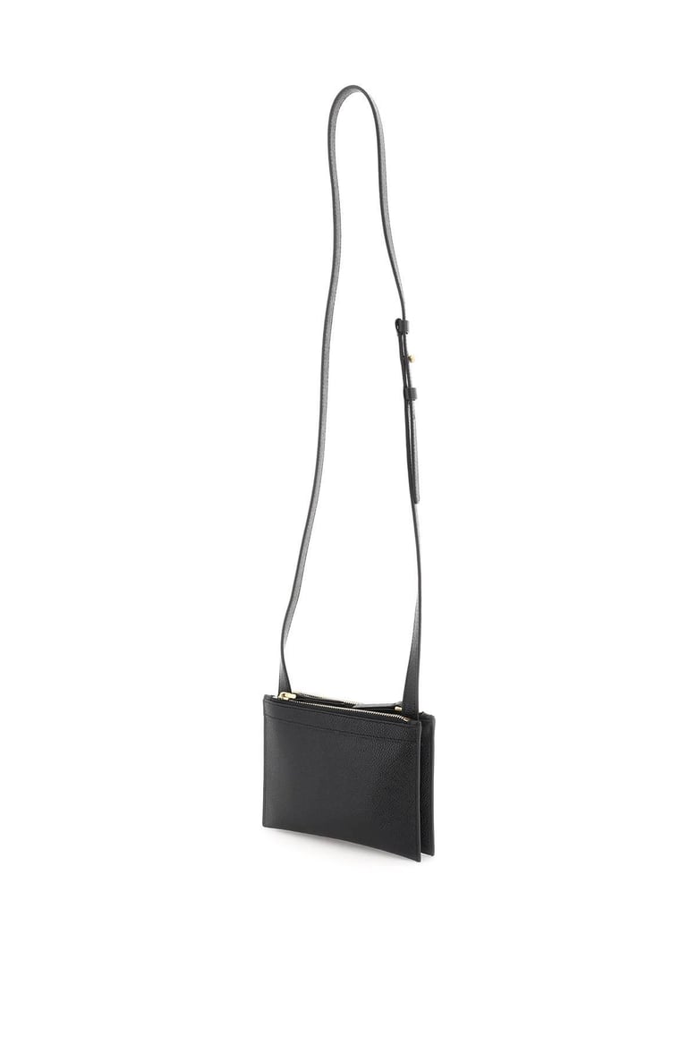 black leather mini document holder by Selfnex