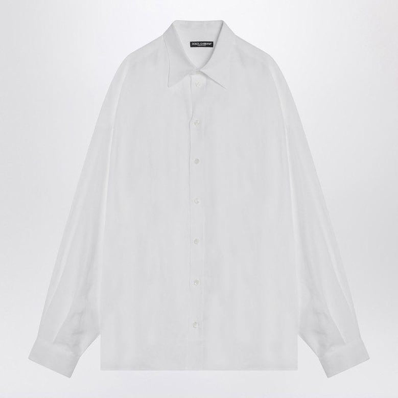 white linen shirt by Selfnex