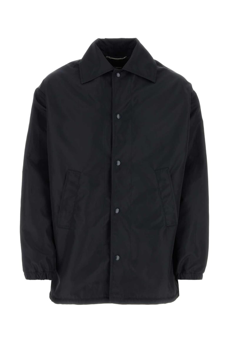 midnight blue nylon jacket by Selfnex