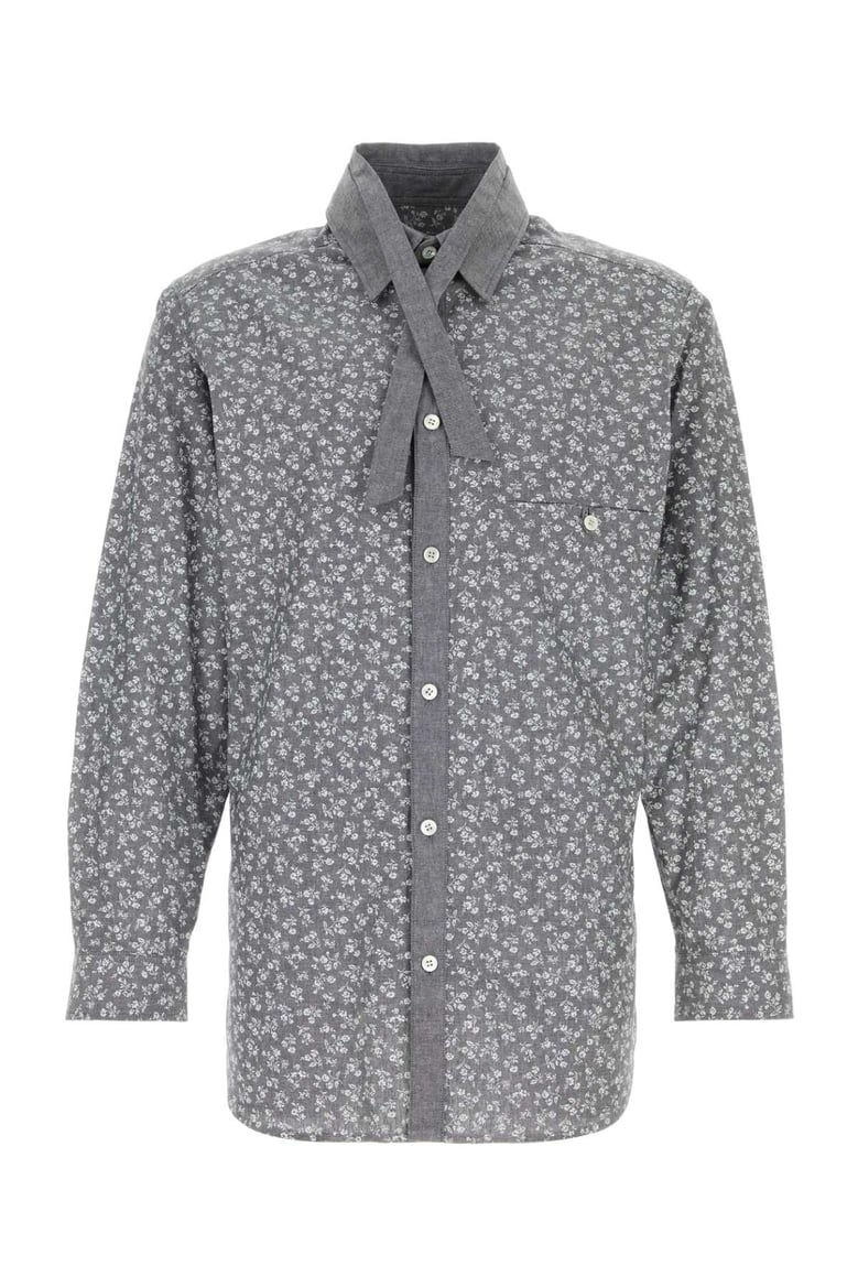 printed cotton shirt by Selfnex