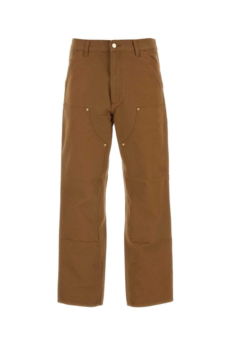 biscuit cotton double knee pant by Selfnex