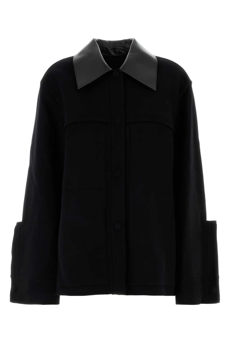black wool jacket by Selfnex