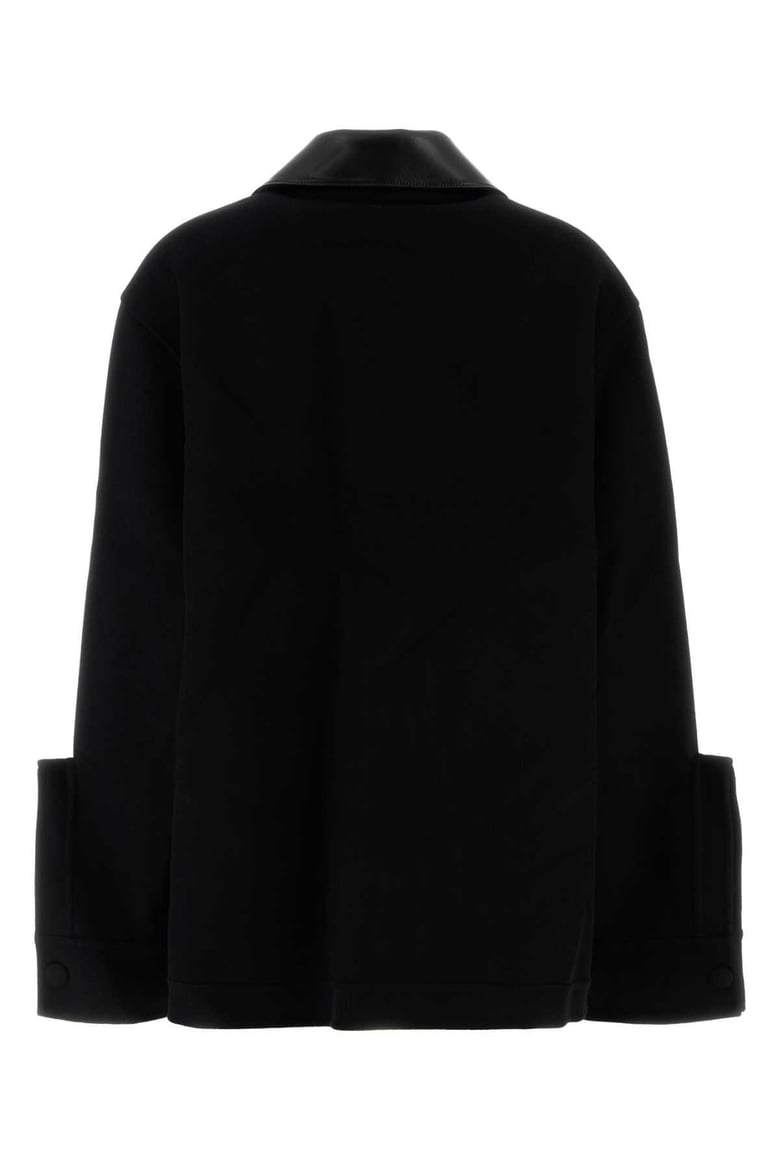 black wool jacket by Selfnex