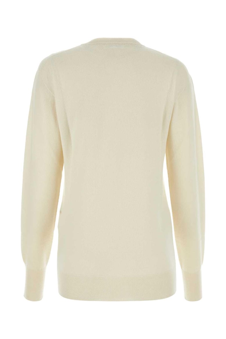 ivory cashmere sweater by Selfnex