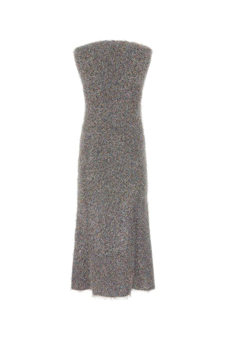multicolor polyester blend dress by Selfnex