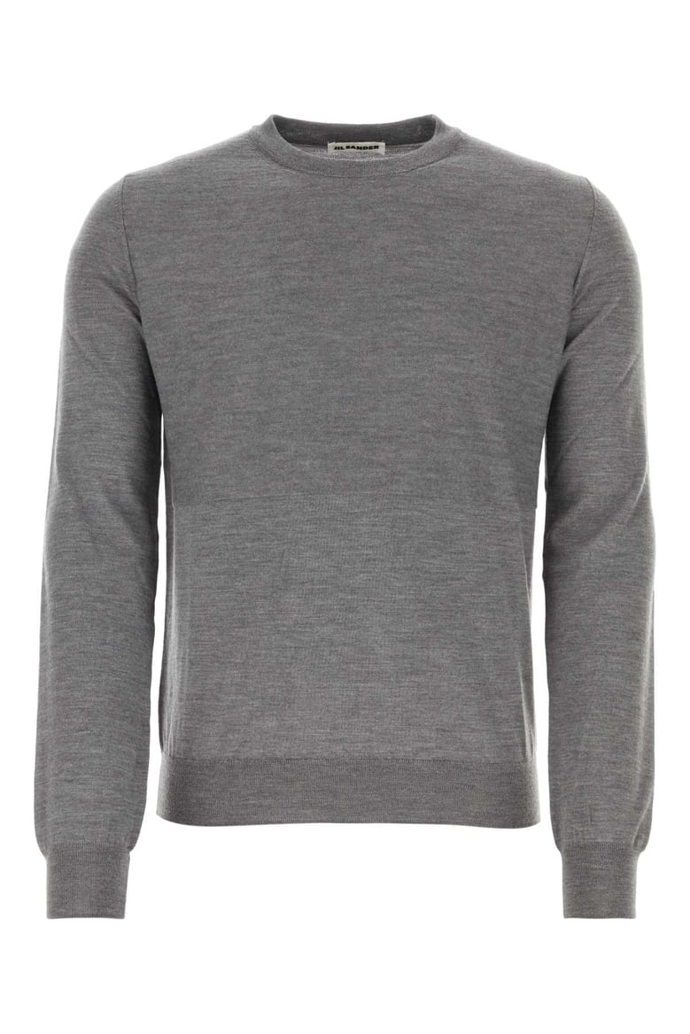 grey wool sweater by Selfnex