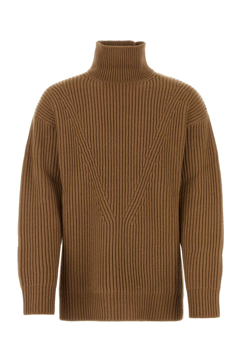 biscuit wool sweater by Selfnex