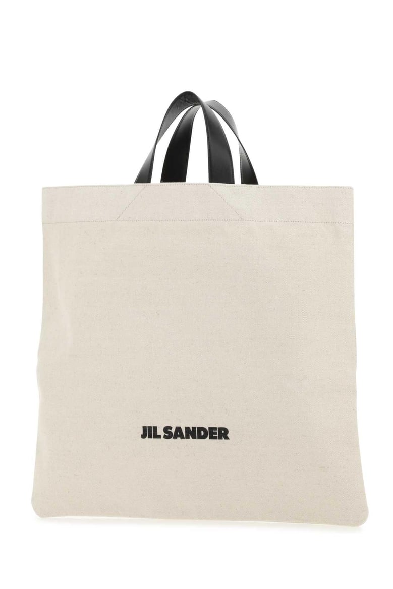 sand canvas shopping bag by Selfnex