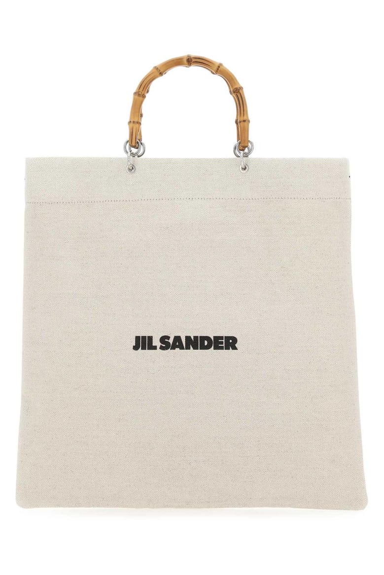sand canvas handbag by Selfnex