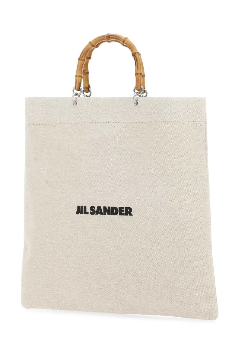 sand canvas handbag by Selfnex