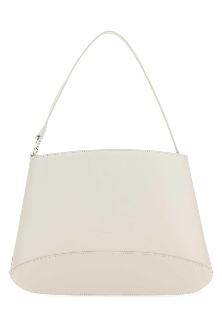 ivory leather handbag by Selfnex