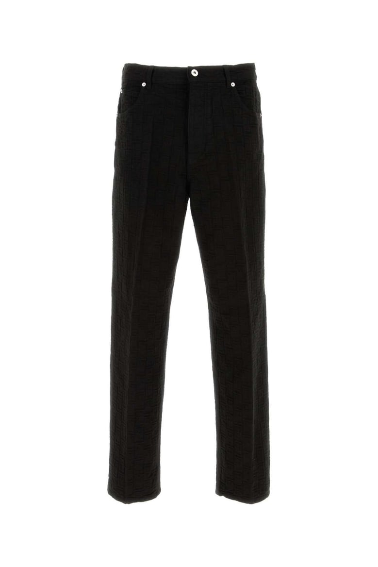 black cotton pant by Selfnex