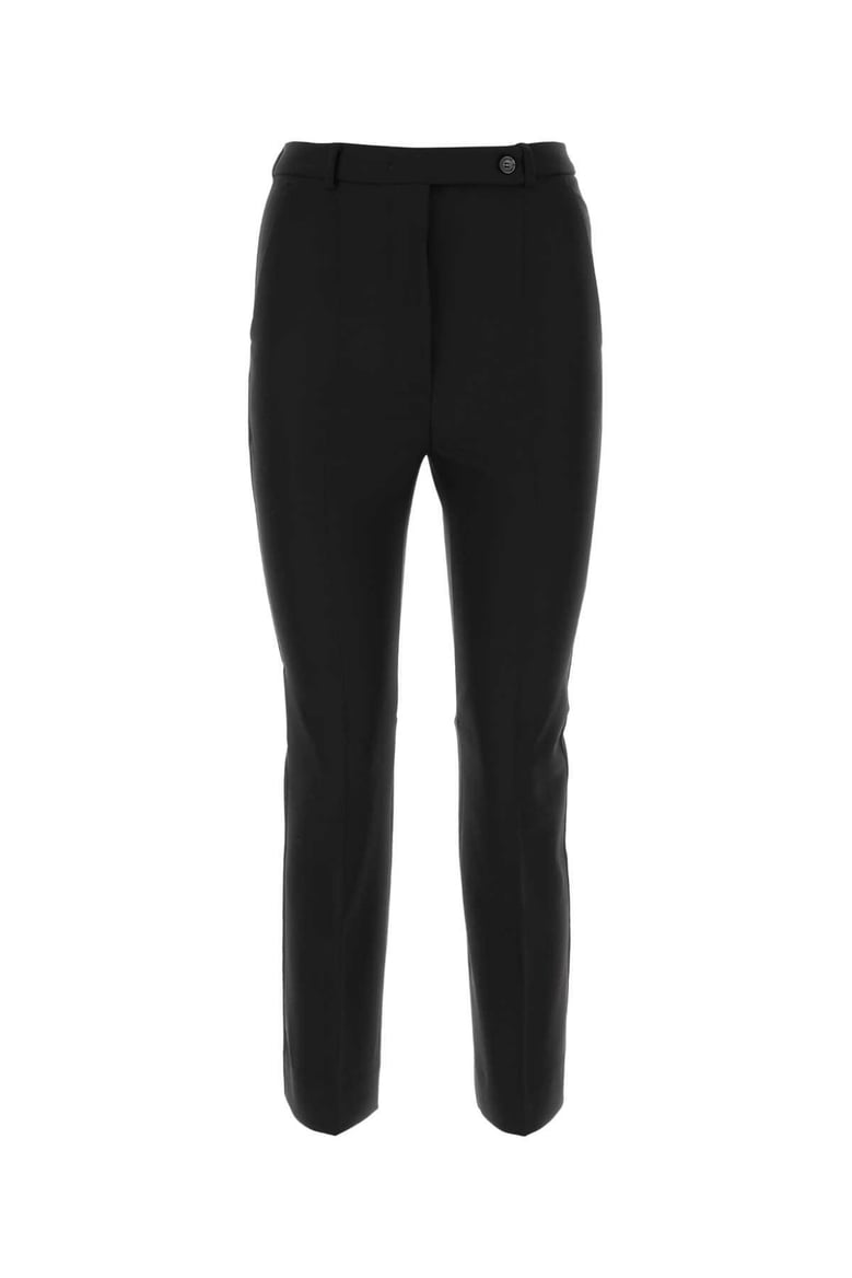black wool navetta pant by Selfnex