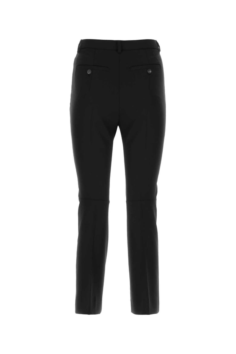 black wool navetta pant by Selfnex