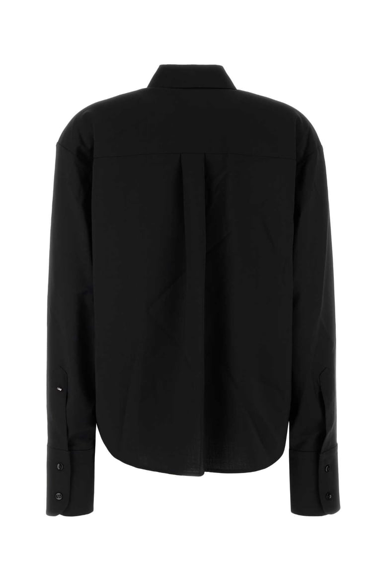 black wool mappa shirt by Selfnex