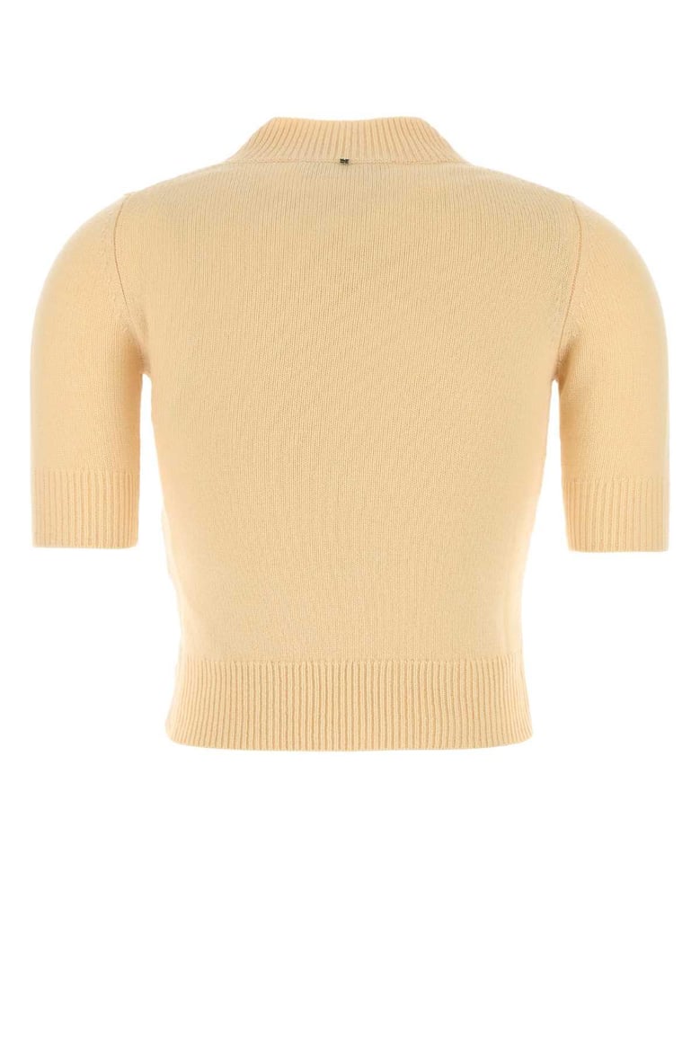 yellow wool blend renon sweater by Selfnex