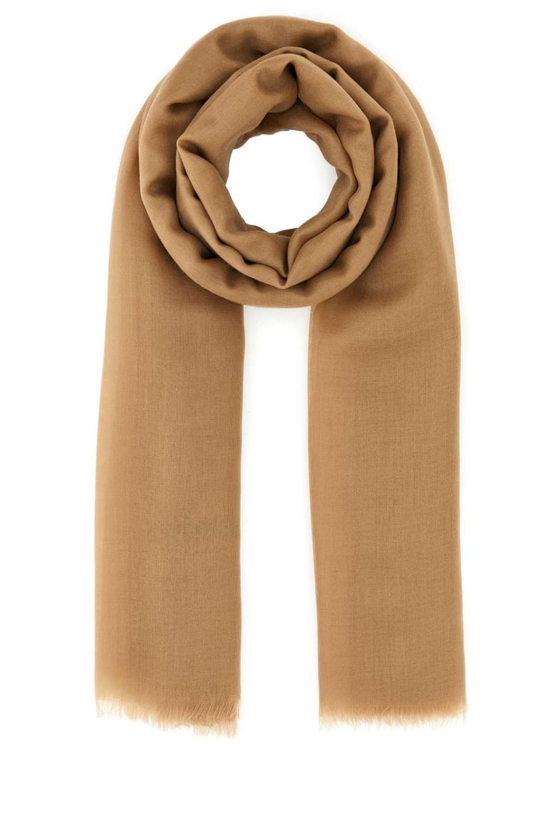 camel cashmere scarf by Selfnex