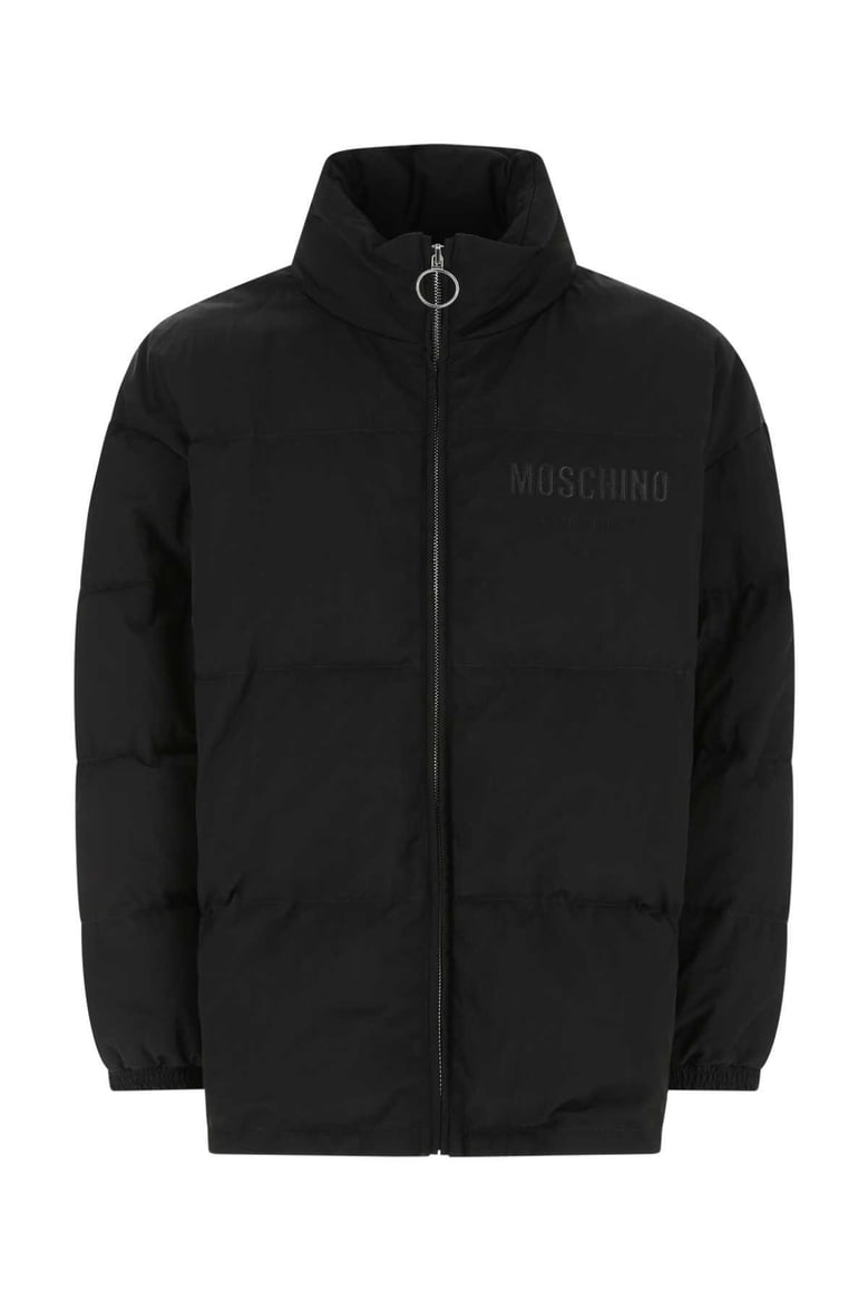black nylon padded jacket by Selfnex