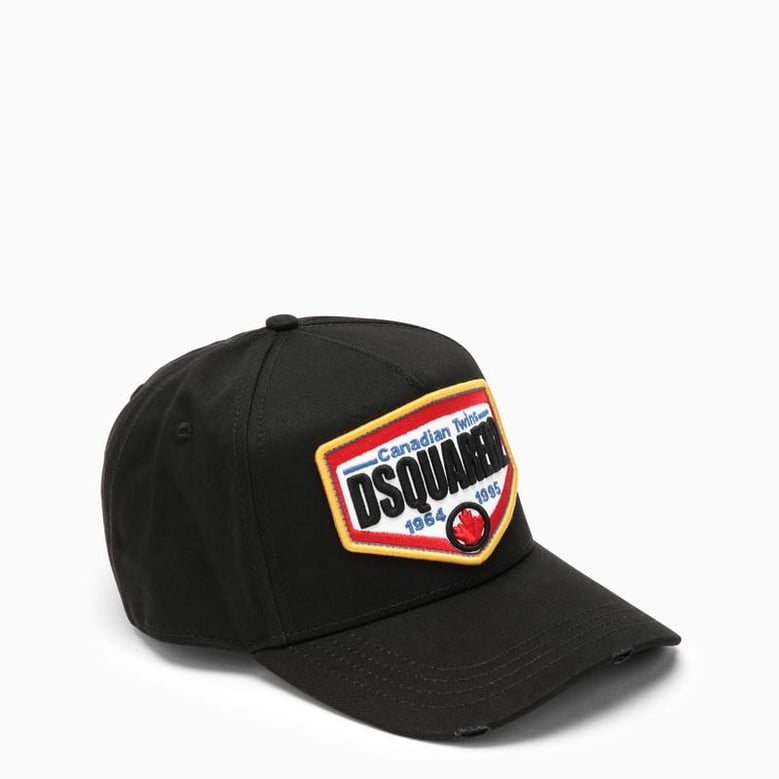black cotton baseball cap by Selfnex