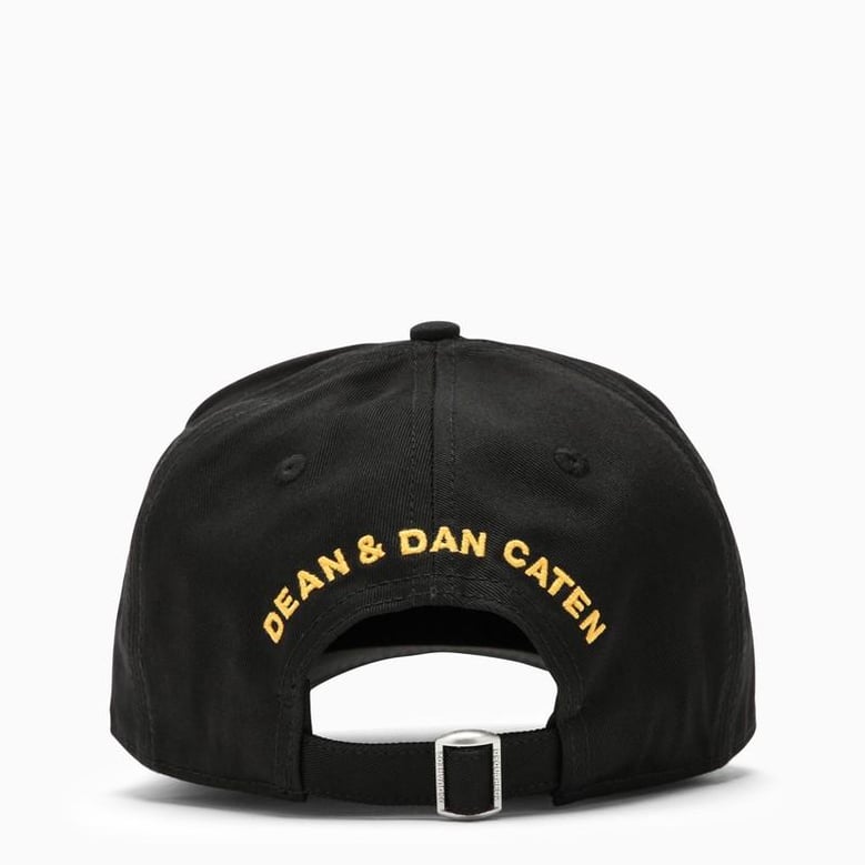 black cotton baseball cap by Selfnex