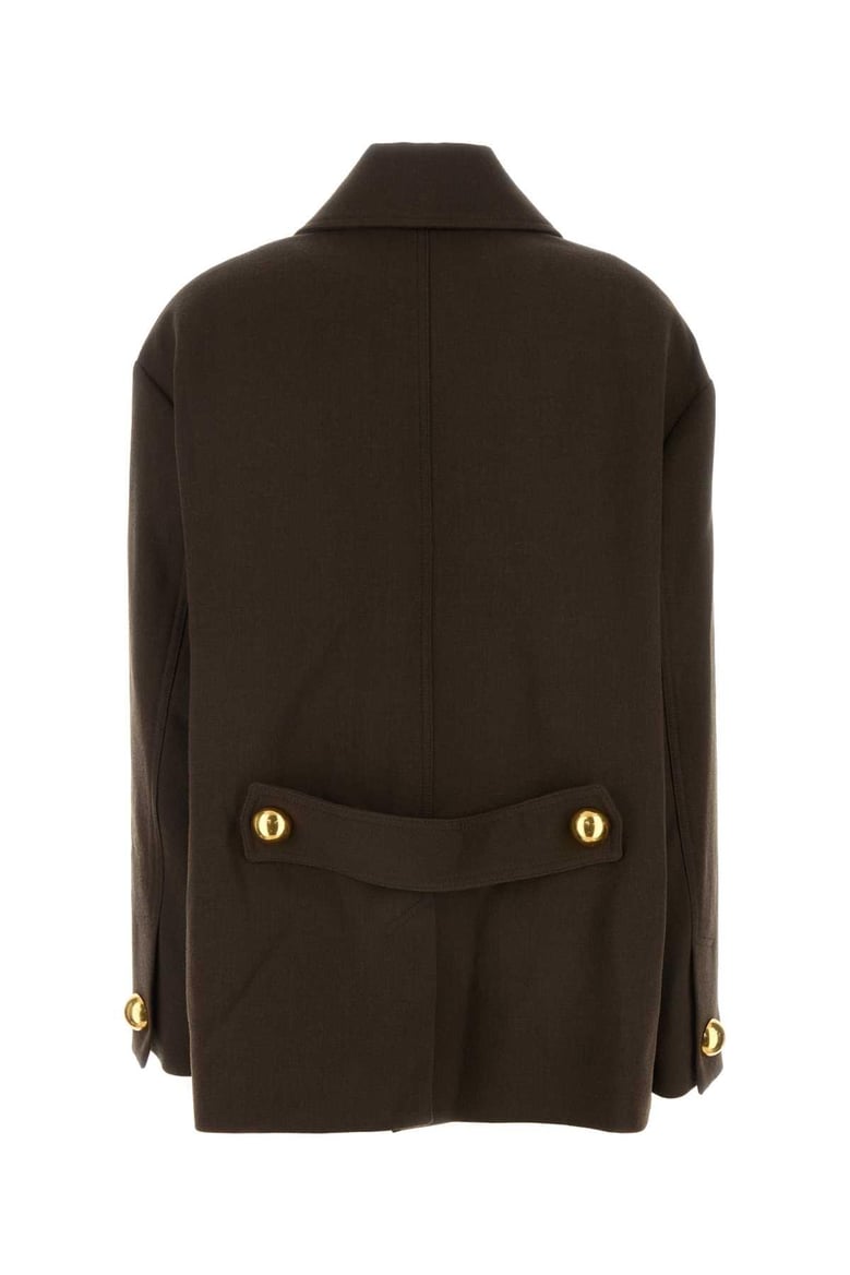 brown wool jacket by Selfnex