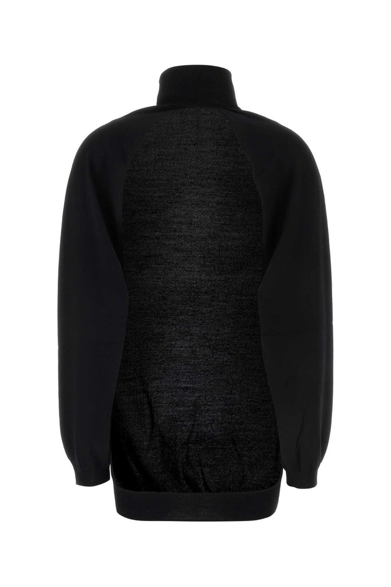 black wool sweater by Selfnex