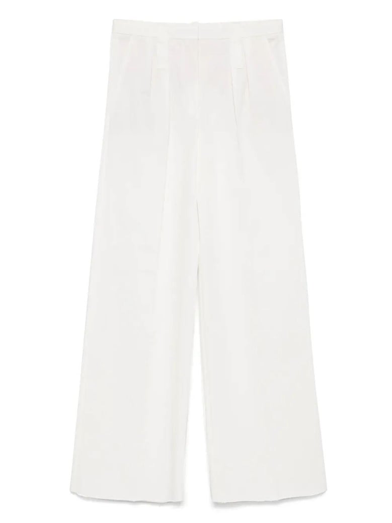 pressed-crease trousers by Selfnex