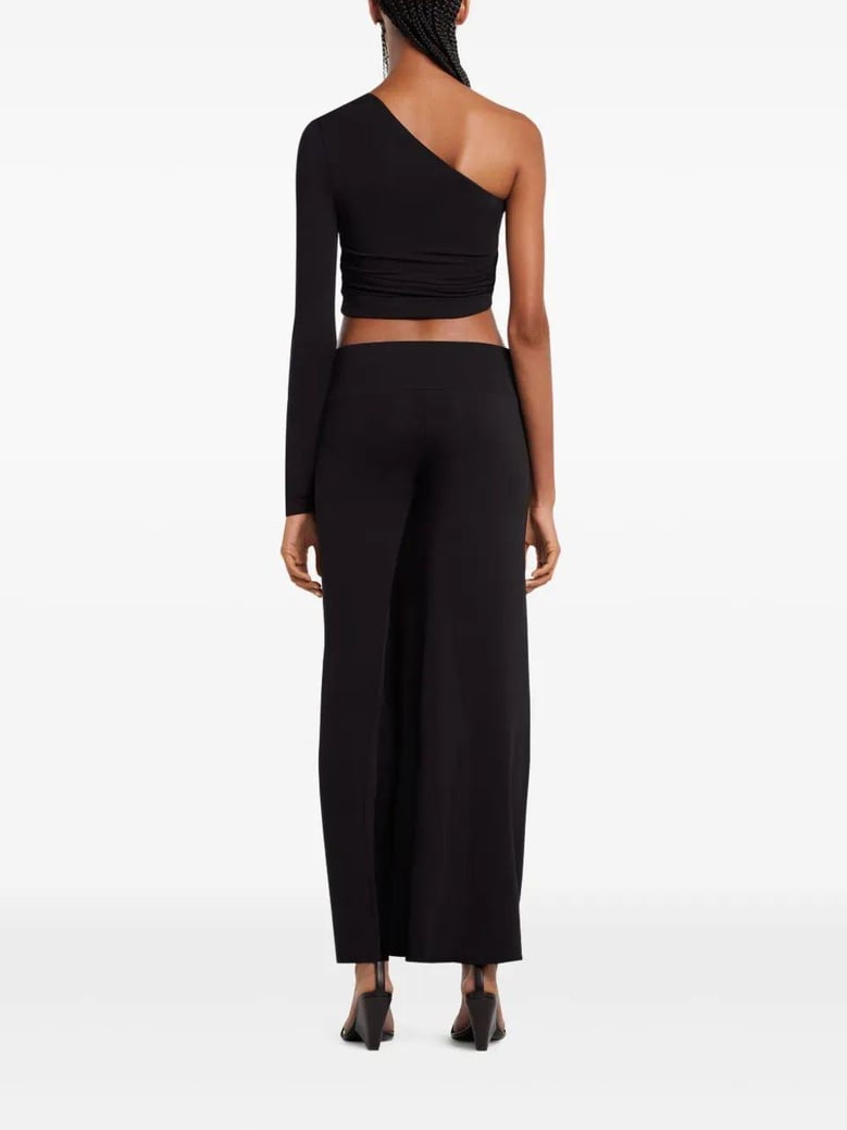 crop top twist asymetrical jersey by Selfnex