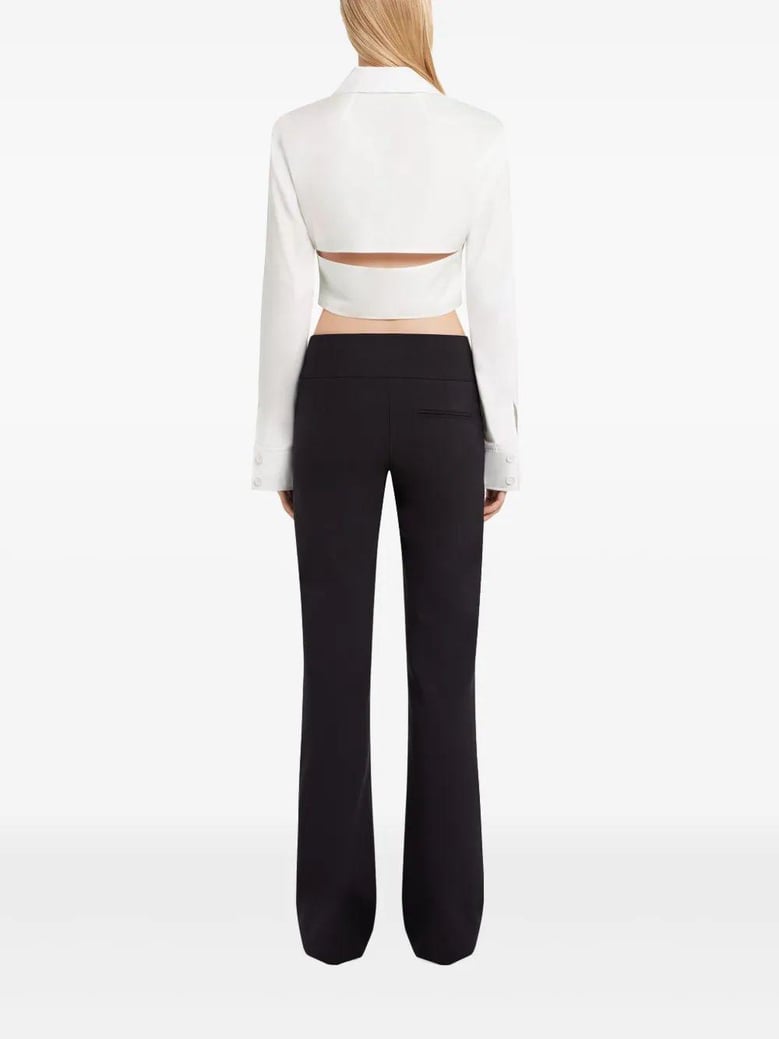 shirt 2-pocket poplin crop by Selfnex