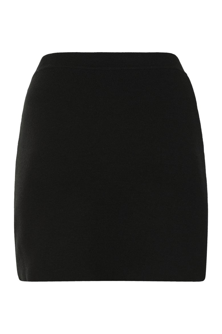 knitted mini skirt by Selfnex