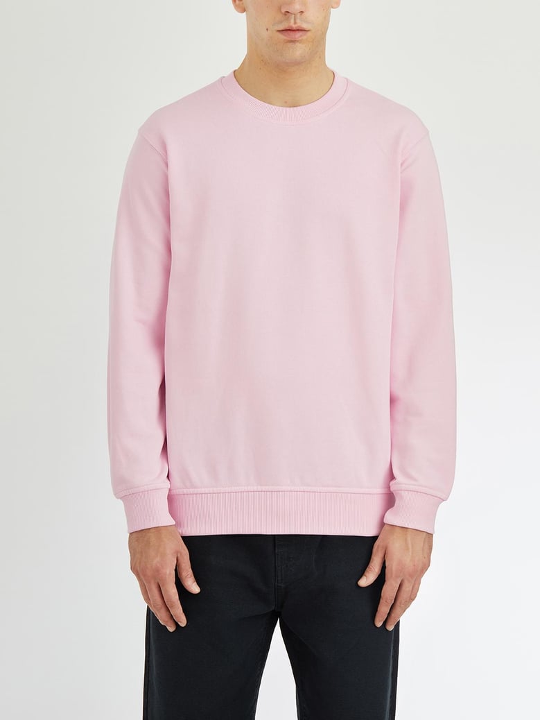 crew neck sweatshirt in cotton by Selfnex
