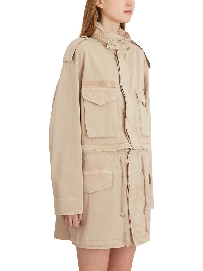 field jacket with hood by Selfnex