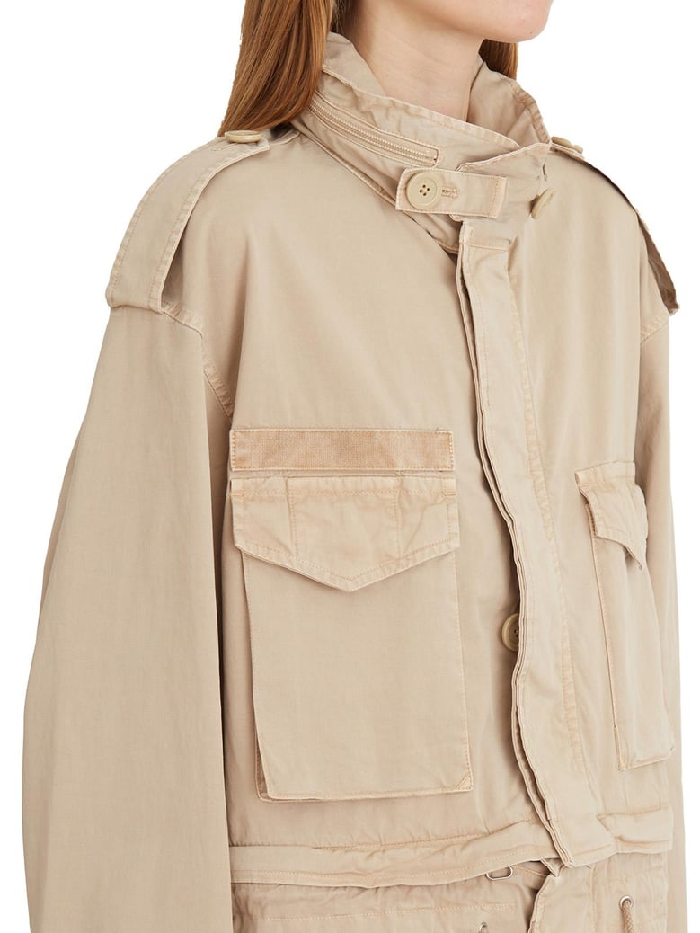 field jacket with hood by Selfnex