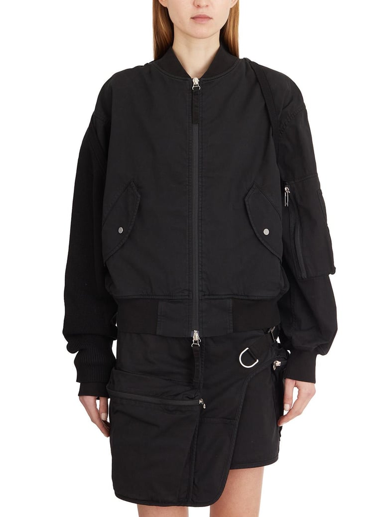stretch cotton bomber by Selfnex