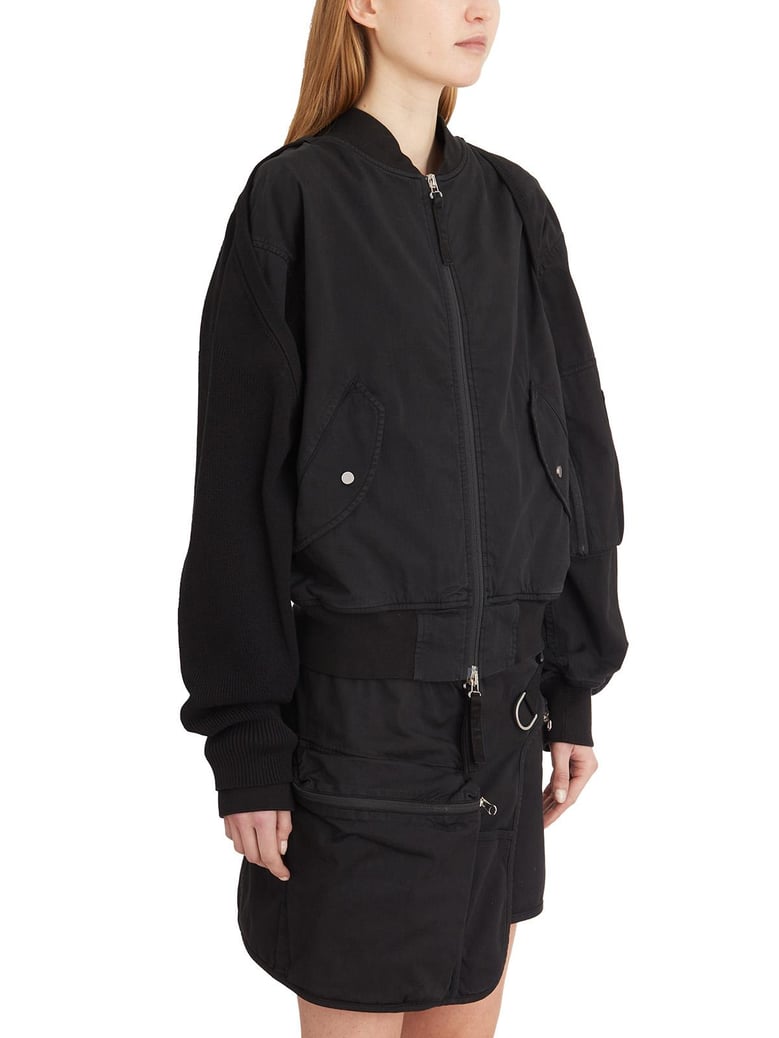 stretch cotton bomber by Selfnex