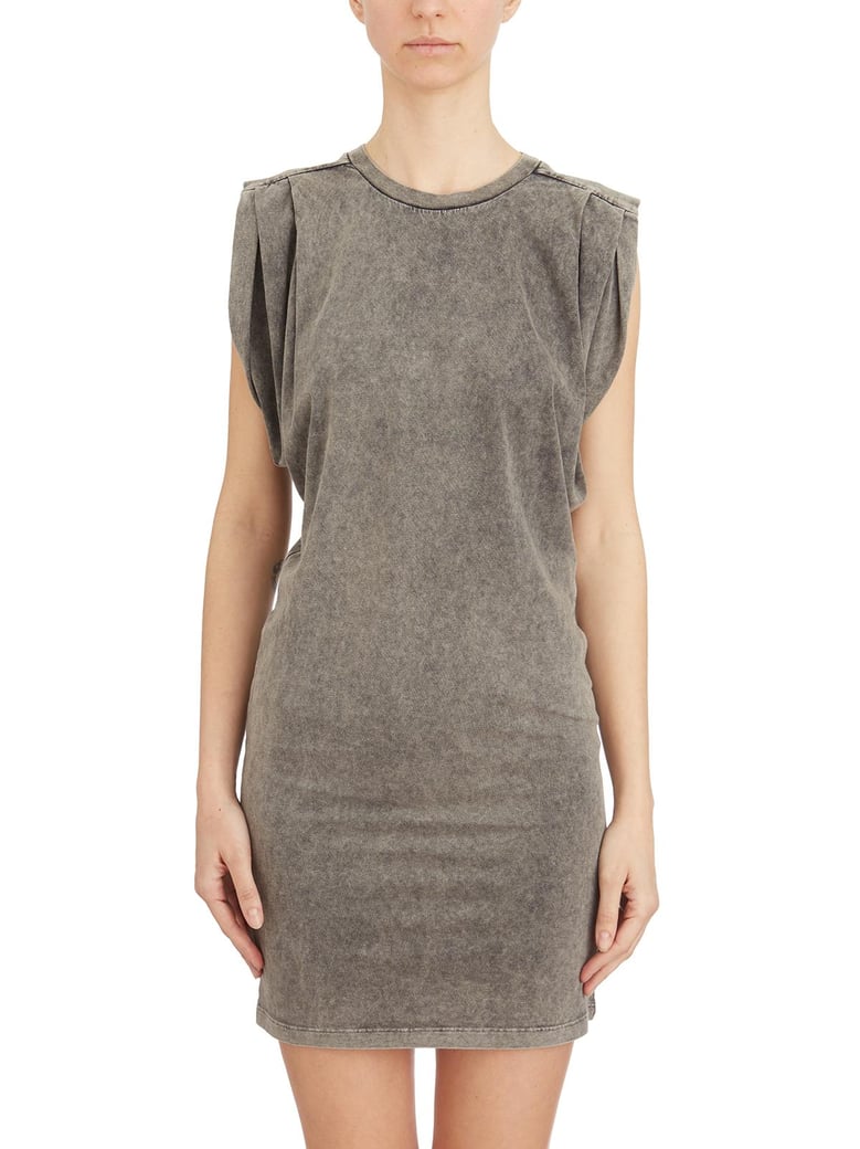 crew neck cotton dress by Selfnex