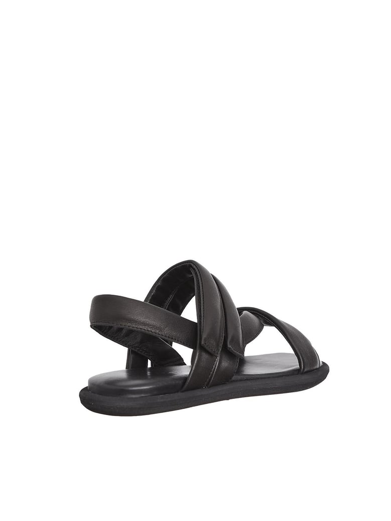 flat leather sandal by Selfnex