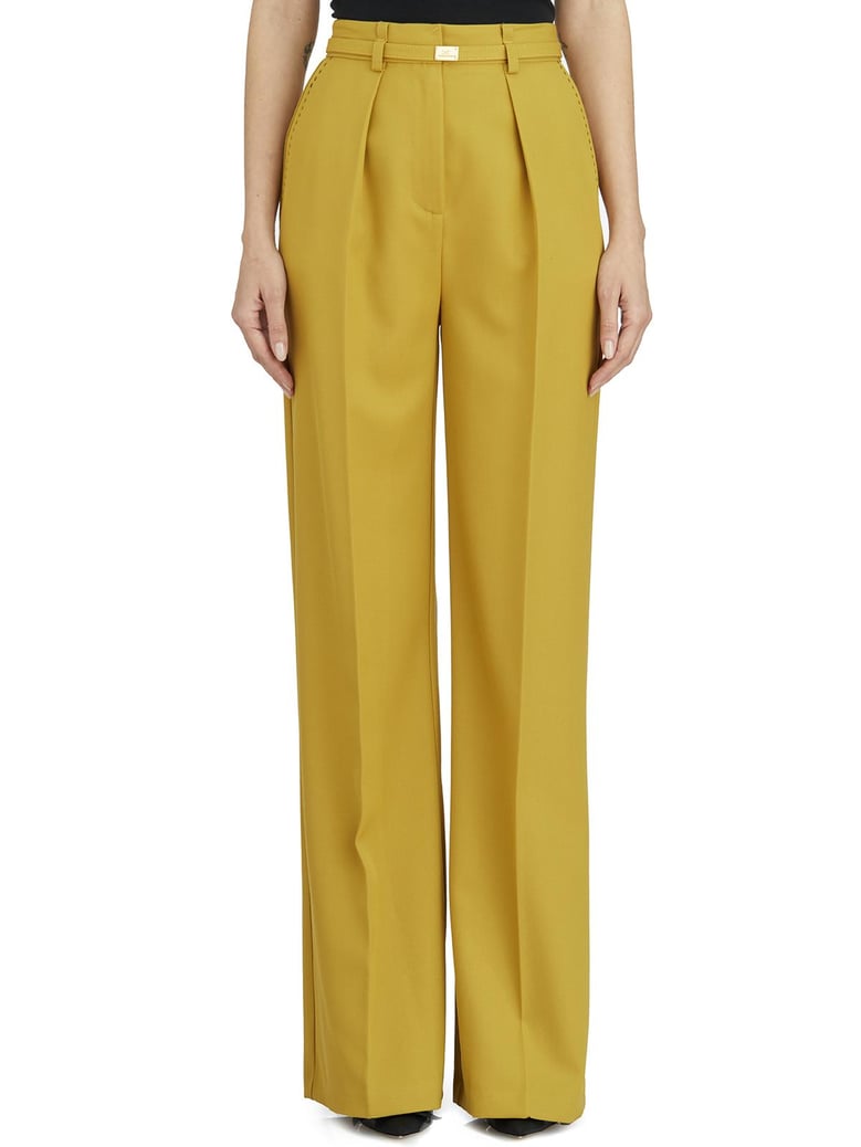 cool wool trousers with belt by Selfnex