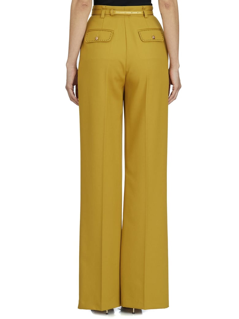 cool wool trousers with belt by Selfnex