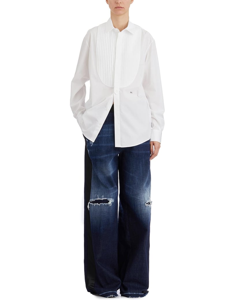 cotton tuxedo shirt by Selfnex
