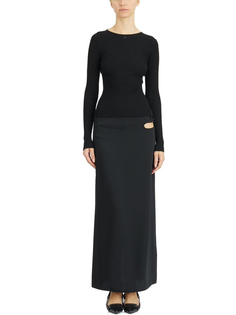 long tech loop skirt by Selfnex