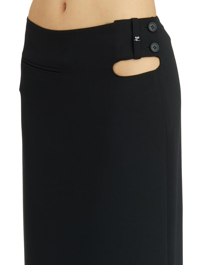 long tech loop skirt by Selfnex